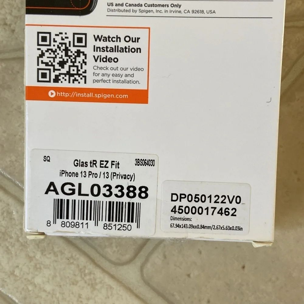 Spigen privacyGlass - iPhone 13 Peo